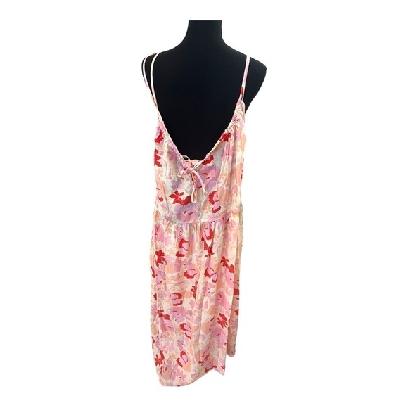 MNG Pink Floral Maxi Dress Size 6 - Picture 4 of 11